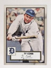 Ty Cobb 2021 Topps Chrome Platinum Anniversary #611 Detroit Tigers