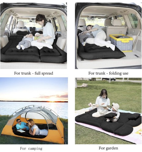 SUV Air Mattress with Electric Pump, Inflatable Car Bed for Camping Travel - Picture 4 of 7