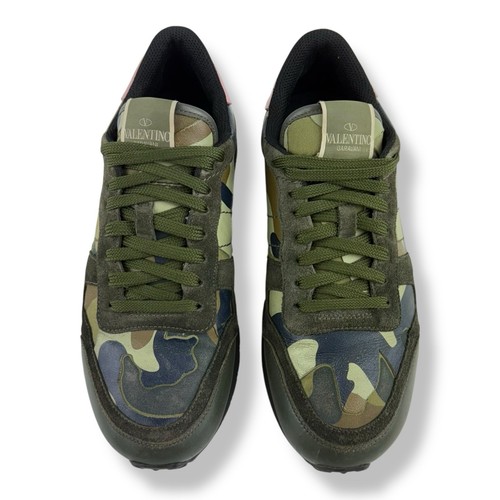 Valentino Rockrunner Khaki/Pink Herren Sneaker Größe UK 7 EU 41 - Bild 4 von 6