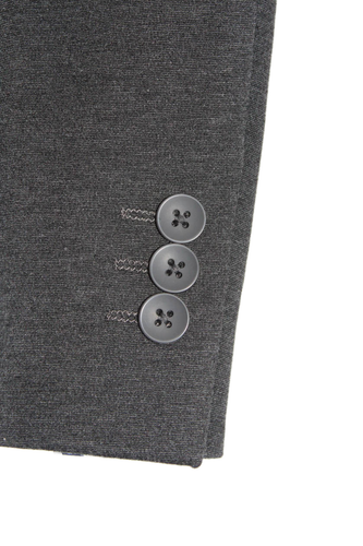 SoHo Boys Two Button Notched Lapel Blazer Jacket Navy Gray Size 18 - Picture 2 of 5