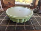 Vintage 3-piece Mint Green Tupperware Jello Mold