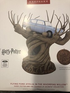 Hallmark Storytellers Harry Potter Flying Ford Anglia Whomping Willow 2024