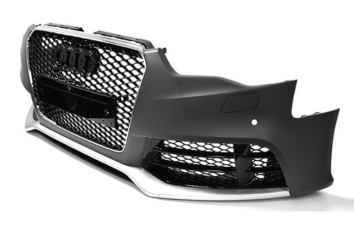 RS5 Style Front Bumper Bar Bodykit & Grill for AUDI A5 S5 8T 2013-16 Coupe Sedan - Picture 8 of 11