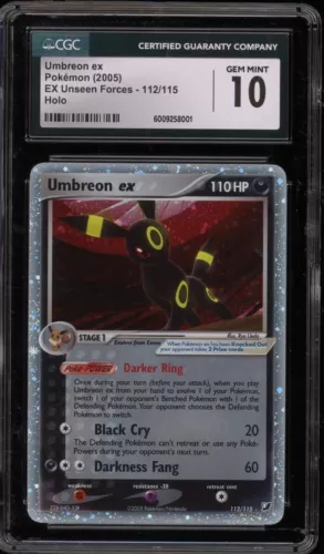 Pokemon Umbreon ex EX Unseen Forces Ultra Rare #112 CGC 10 Gem Mint