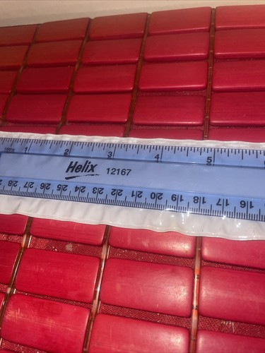 Helix® 12" Fingergrip Ruler Crystal Blue Shatter-Resistant (Standard & Metric) - Bild 2 von 4