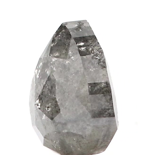 0.73 CT Natural Loose Heart Shape Diamond 5.55 MM Salt And Pepper Diamond QL2469 - Video 1 of 1