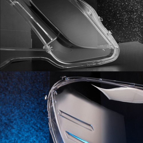Pair Headlight Lens Cover For Mercedes-Benz E Class W212 E350 E500 E63 2009-2013 - Imagen 16 de 19
