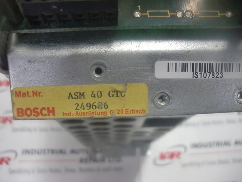 BOSCH SERVO DRIVE CONVERSION SERVODYN ASM 40 GTC - Picture 2 of 2