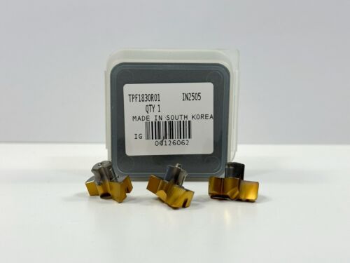 INGERSOLL TPF1830R01 New Carbide Inserts 6126062 Grade IN2505 3pcs - Picture 2 of 2