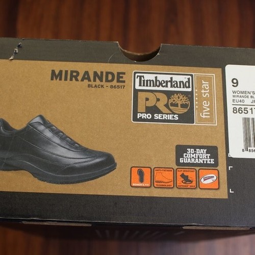 Timberland Pro Mirande Damen-Slipper Leder-Clog Größe 9 #86157 rutschfest - Bild 1 von 4
