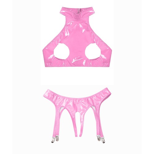 Womens Lingerie Set Raves Nightwear Hater Neck Sleepwear Garter Clubwear Dance - Bild 41 von 84