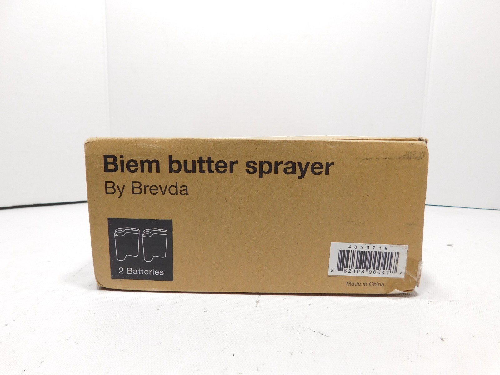 BIEM Butter Sprayer By Brevda Includes Charger and Extra Battery Open