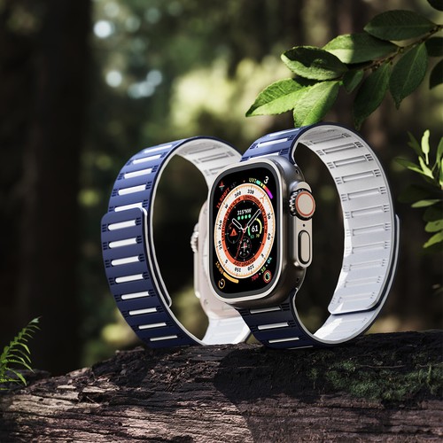 Sport Magnetic Strap Band For Apple Watch Ultra Apple Watch 49mm/45mm/44mm/42mm - Picture 5 of 27