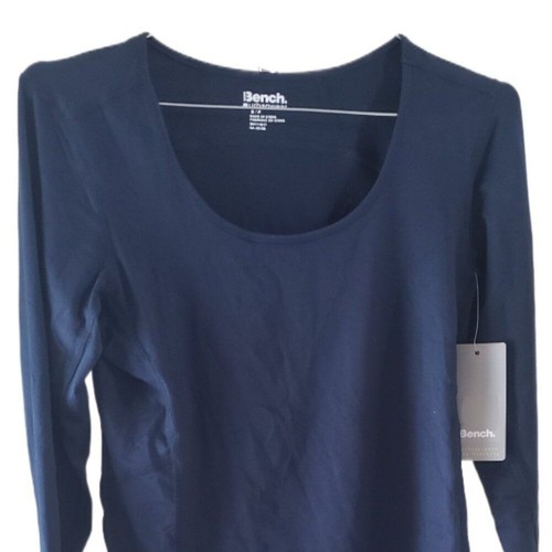 Brandneu Bench Figurativ Marineblau Damen Langarm Activewear Oberteil - Bild 2 von 4