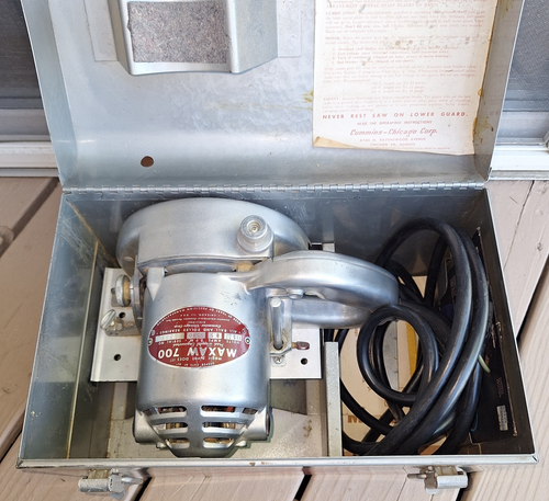 Maxaw 6" Kreissäge 700 mit Originalkarton, Schraubenschlüssel, Führung, Klingen & Anleitung - Bild 3 von 16
