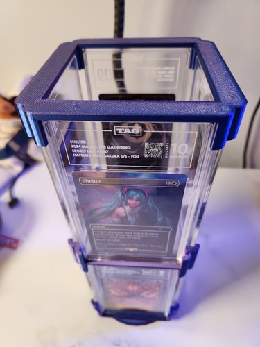 Graded Card Stand - Compatible with TAG - Turnable 360 Card Display - SlabTower - Picture 12 of 24