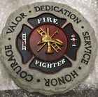 9” Firefighter Stepping Stone Wall Plaque Garden Lawn Home Decoration Spoontique