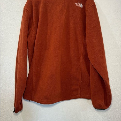 The North Face Men’s Burnt Orange Zip Fleece Jacket. - Picture 6 of 9