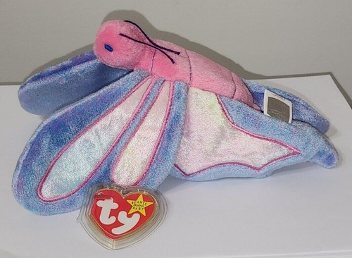 Ty Beanie Baby - FLITTER the Butterfly (9.5 Inch) NEW MWMTs Plush Stuffed Toy - Picture 8 of 15