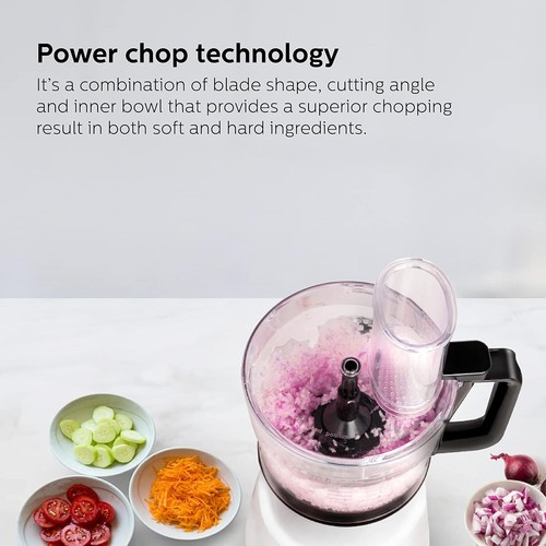 PHILIPS Mixer Smerigliatrice 4 Barattoli + Spremiagrumi + Tritatutto HL7763/00 3 in 1 750 Watt - Foto 3 di 6
