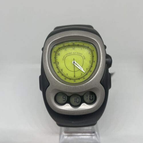 Seltene Nike Uhr Y2K Vintage STEEL HEADVG02-5000