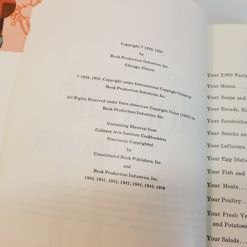 Vintage 1959 Culinary Arts Institute Enzyklopädisches Kochbuch von Ruth Berolzheimer - Bild 6 von 12