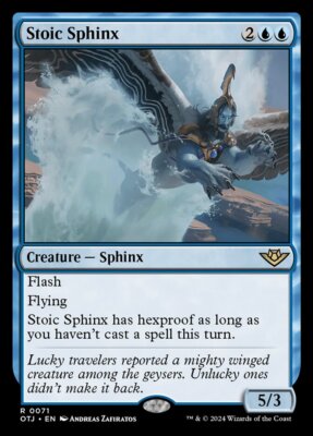 MTG Magic the Gathering Stoic Sphinx (71/441) Outlaws of Thunder Junction LP