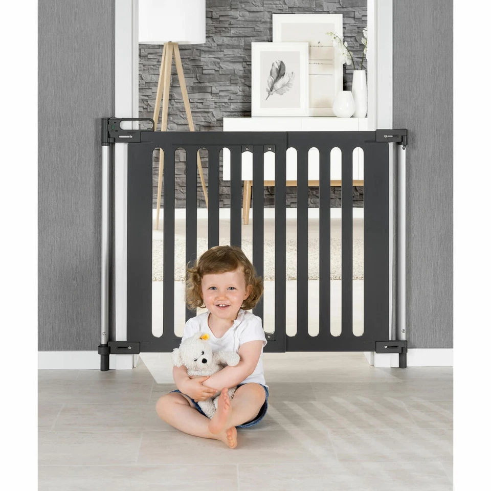 reer Trend DesignLine Tür-/Treppenwächter Türgitter Schutzgitter B 76 - 106 cm - Bild 2 von 4