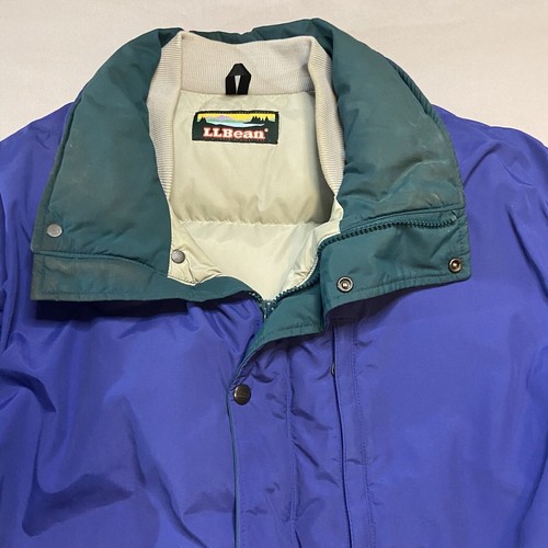 Chaqueta De Colección 80’s 90’s LL Bean Penobscot Parka Azul Cremallera Completa Aislada Para Hombres XL - Imagen 3 de 16