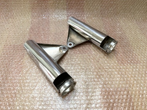 1972 Honda CB750 Front Fork Head Light Lamp Stay Holder Ears Cover CB 750 K2. - Picture 9 of 12