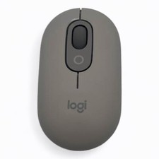 Logitech POP Mouse Wireless Bluetooth Silent Customizable Emojis PC / Mac - Mist