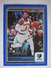 23/24 2023-24 Panini Hoops Derrick Rose #120 Blue Parallel Grizzlies