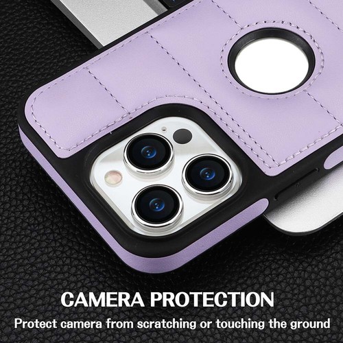 Funda de cuero estrecha a prueba de golpes para iPhone 7 8 11 12 13 14 SR Premium Cover DE - Imagen 11 de 65
