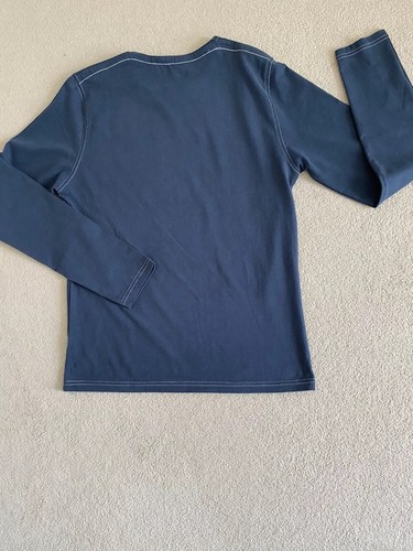 100% Cotton Unisex Long Sleeved T Shirt Size M Anthracite Grey New size: M - Picture 3 of 8