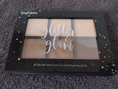 NEU Profusion Glitzer & Glam 6 Farben Highlight & Kontur Palette