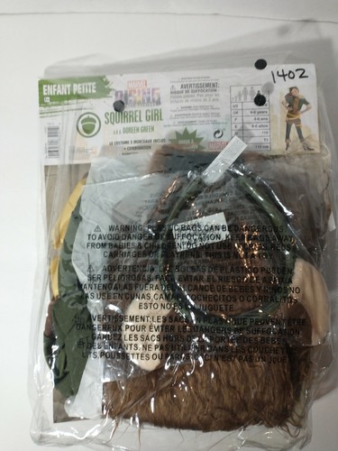 Marvel Rising Secret Warriors Eichhörnchen Mädchen Halloween Kinderkostüm S 4-6 - Bild 4 von 4