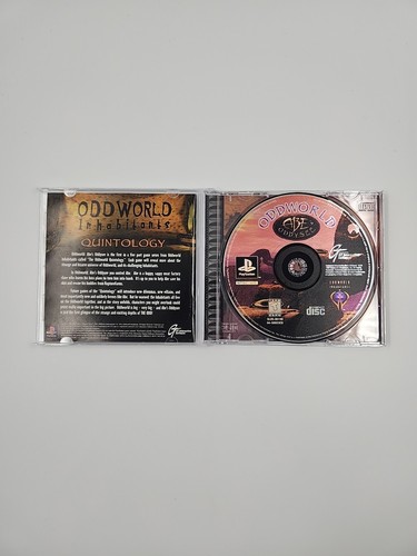 Oddworld Abe's Oddysee PS1 PlayStation 1 Complete CIB - Picture 3 of 6