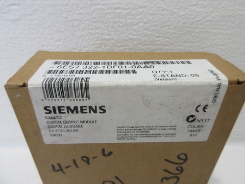 Siemens 6es7 322-1bf01-0aa0 neu versiegelt digitales ausgangsmodul 6es73221bf010aa0 - Bild 2 von 2