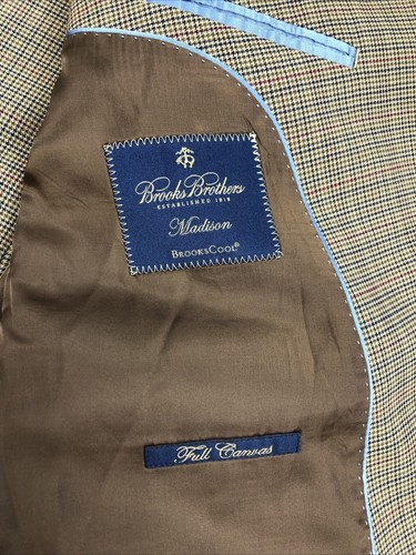 Brooks Brothers Brookscool Multi Plaid Blazer Size 48R - Picture 7 of 9