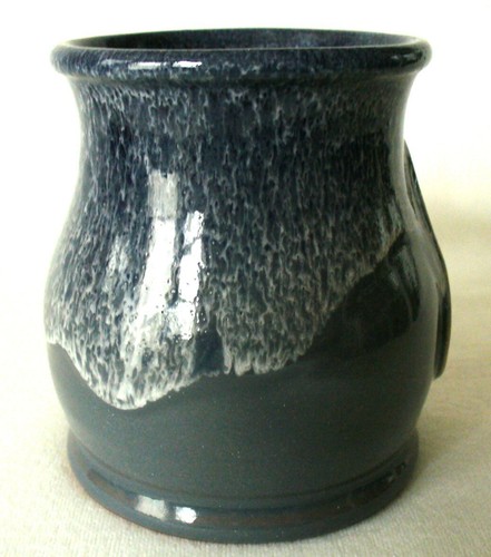 New~2014~DENEEN POTTERY~Another Broken Egg Cafe~12oz~BLUE-GRAY~Mug~GREENVILLE~SC - Picture 4 of 15