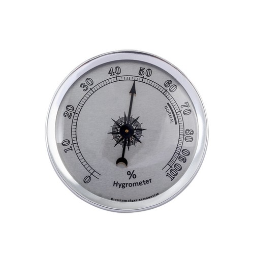 Digital Analog Hygrometer Cigar Humidor Thermometer Temp Humidity Meter - Picture 11 of 11