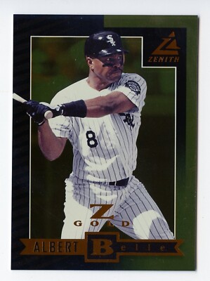 ★Belle★ H047 ALBERT BELLE 1998 ZENITH Z GOLD 1/100 #23 WHITE SOX VERY RARE
