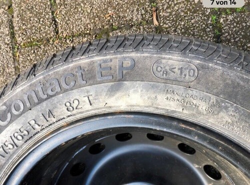 1xkomplette Reserverad Ersatzrad+Felge 175/65R14 82T für Renault Clio,Nissan - Bild 7 von 9