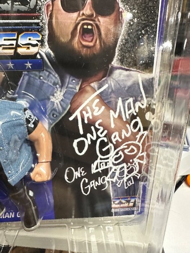 One Man Gang Absätze und Gesichter Autogramm ️ WWE WWF kostenloser Versand AEW - Bild 3 von 14