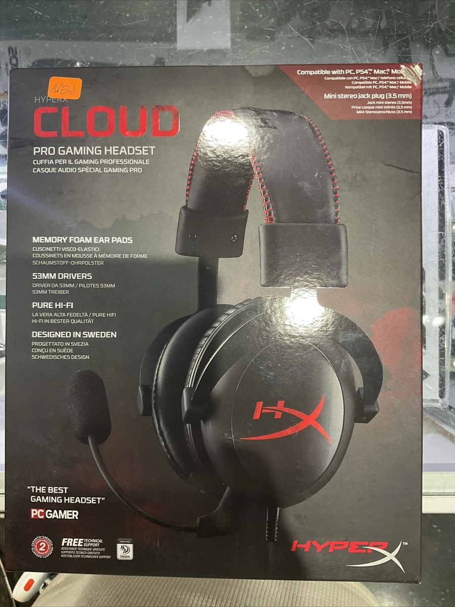 HyperX Cloud Pro Wired Gaming Headset - Brand New Factory Sealed