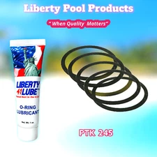 SPX0735H  Ball Valve Connector O-ring (5-PACK - PTK-245 + LUBE) For Hayward® 