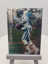 1998 Upper Deck Deion Sanders Black Diamond #24 Dallas Cowboys HOF