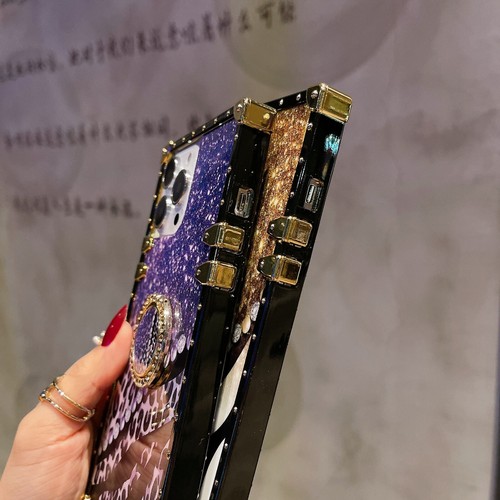 For Various Phone Leopard Print Case +Ring Holder Shockproof Cover Stand Classic - Picture 5 of 17