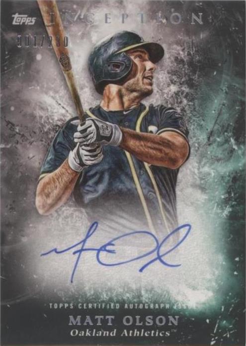 2018 Topps Inception - Matt Olson #RES-MO - 1 of 1
