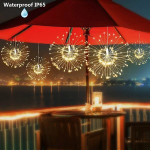 Details About 200 Led Fireworks String Light Battery Powered Hanging Fairy String Light Party